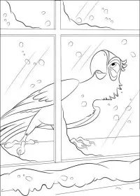 Fisă de colorat cu Rio de colorat p03