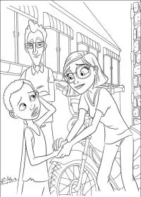 Fisă de colorat cu Rio de colorat p22