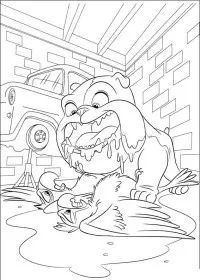 Fisă de colorat cu Rio de colorat p24