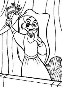 Robin Hood de colorat