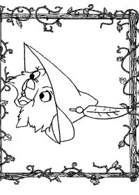 Fisă de colorat cu Robin hood de colorat p09