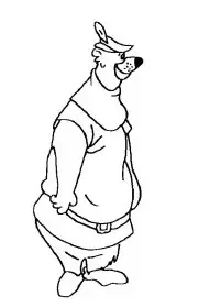 Fisă de colorat cu Robin hood de colorat p11