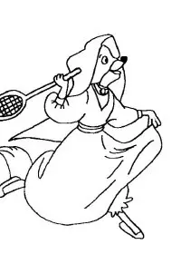 Fisă de colorat cu Robin hood de colorat p12