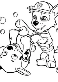 Patrula Cățelușilor de colorat p8