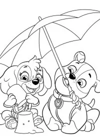 Patrula Cățelușilor de colorat p21