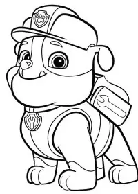 Patrula Cățelușilor de colorat p61