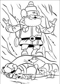 Fisă de colorat cu Rudolph de colorat p19