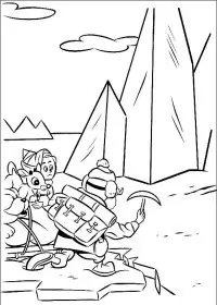 Fisă de colorat cu Rudolph de colorat p21