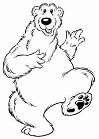 Rupert Bear de colorat