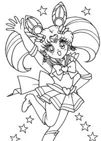 Fisă de colorat cu Sailor moon de colorat p15