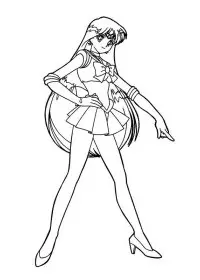 Fisă de colorat cu Sailor moon de colorat p38