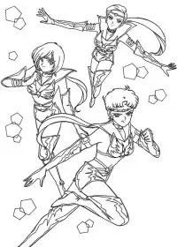 Fisă de colorat cu Sailor moon de colorat p48