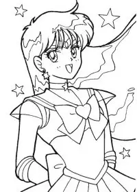 Fisă de colorat cu Sailor moon de colorat p58