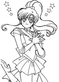 Fisă de colorat cu Sailor moon de colorat p59