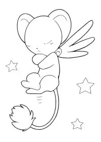 Fisă de colorat cu Sakura de colorat p11