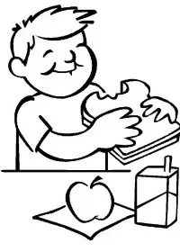 Fisă de colorat cu Scoala de colorat p09