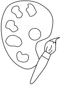 Fisă de colorat cu Scoala de colorat p11