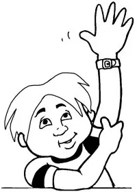 Fisă de colorat cu Scoala de colorat p22