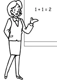 Fisă de colorat cu Scoala de colorat p33