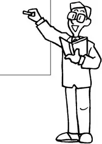 Fisă de colorat cu Scoala de colorat p34