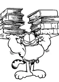 Fisă de colorat cu Scoala de colorat p54