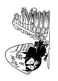 Fisă de colorat cu Scoala de colorat p56