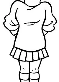 Fisă de colorat cu Scooby doo de colorat p12