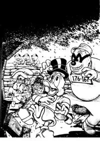 Fisă de colorat cu Scrooge mcduck de colorat p11