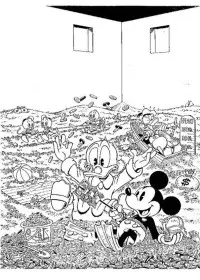 Fisă de colorat cu Scrooge mcduck de colorat p13