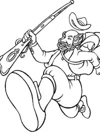 Fisă de colorat cu Scufita rosie de colorat p06