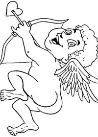 Fisă de colorat cu Sfantul valentin de colorat p05