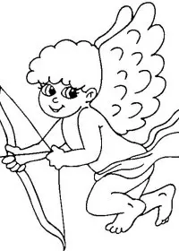 Fisă de colorat cu Sfantul valentin de colorat p06