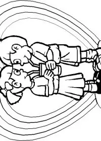 Fisă de colorat cu Sfantul valentin de colorat p10