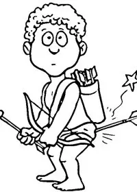 Fisă de colorat cu Sfantul valentin de colorat p11