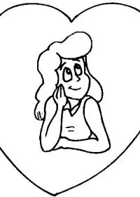 Fisă de colorat cu Sfantul valentin de colorat p18
