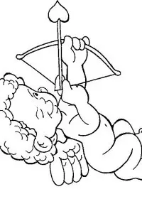 Fisă de colorat cu Sfantul valentin de colorat p24