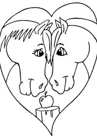 Fisă de colorat cu Sfantul valentin de colorat p29