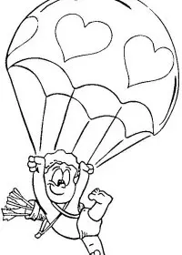 Fisă de colorat cu Sfantul valentin de colorat p31