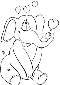 Fisă de colorat cu Sfantul valentin de colorat p42