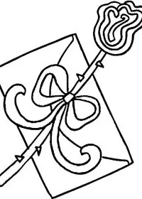 Fisă de colorat cu Sfantul valentin de colorat p44