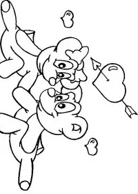 Fisă de colorat cu Sfantul valentin de colorat p51