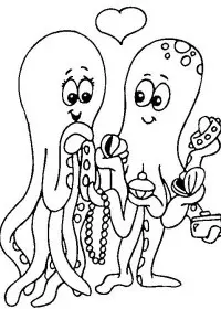 Fisă de colorat cu Sfantul valentin de colorat p52