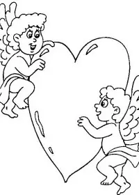 Fisă de colorat cu Sfantul valentin de colorat p56