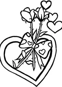 Fisă de colorat cu Sfantul valentin de colorat p62