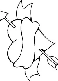 Fisă de colorat cu Sfantul valentin de colorat p65