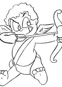 Fisă de colorat cu Sfantul valentin de colorat p66