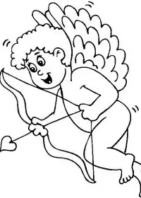 Fisă de colorat cu Sfantul valentin de colorat p67