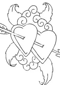 Fisă de colorat cu Sfantul valentin de colorat p72