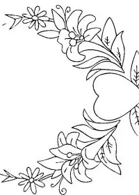 Fisă de colorat cu Sfantul valentin de colorat p76