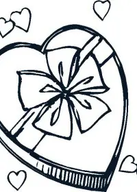 Fisă de colorat cu Sfantul valentin de colorat p78